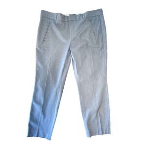 Banana Republic Sloan Pants Womens 12 Gray Ankle Career Work Stretch Slim Ankle